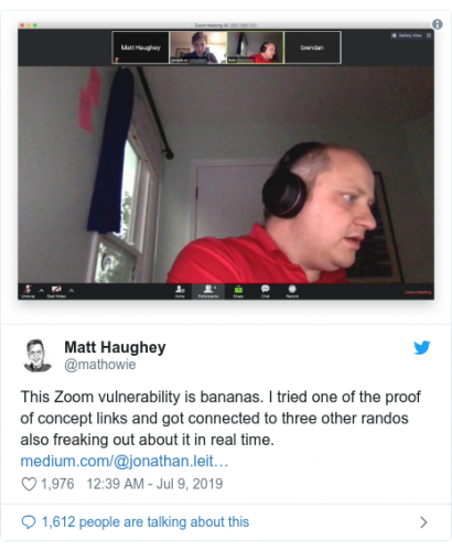 Macs vulnerable to 'bananas' Zoom video flaw